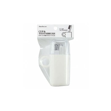 日本SANADA 日本製 旅行用攜帶牙刷組 4入 - 白色X4