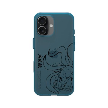 iPhone 17 Clear (相機按鈕) 夜幕藍 - 火影忍者 Naruto - 素描系列-Kurama