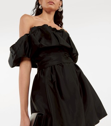 Simkhai Astoria off-shoulder satin minidress