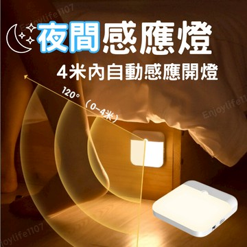 【新款F6】感應燈 小夜燈 夜燈 感應夜燈-可常亮 感應燈 磁吸燈 led感應燈 人體感應燈 磁吸感應燈 超薄感應燈