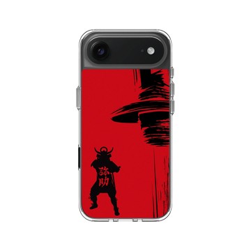 iPhone Air Clear Case（相機按鈕） 透明 - Assassin's Creed - Assassin's Creed® Shadows - Yasuke silhouette