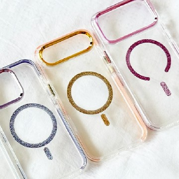 【台灣發貨】 工廠批發 蘋果 APPLE 冰晶 閃粉 亮粉 透明 高透 氣囊 防摔殼 磁吸 IPhone 17 16