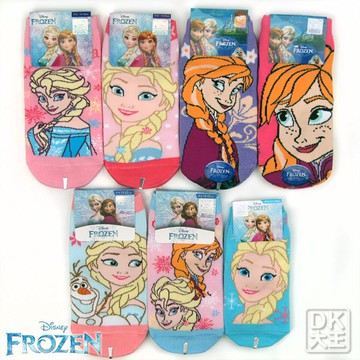 迪士尼 冰雪奇緣 直板襪 童襪  多款式【DK大王】