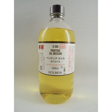 同央美術網購 日本 Holbein好賓 O305 500ml 油畫用調合油 Painting Oil Medium.#.