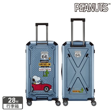 【SNOOPY 史努比】28吋 66號公路胖胖行李箱