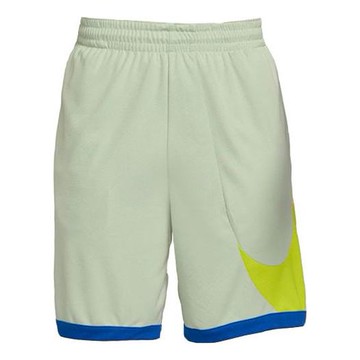 Nike Loose Fit Quick Dry Large Logo Breathable Basketball Shorts Green