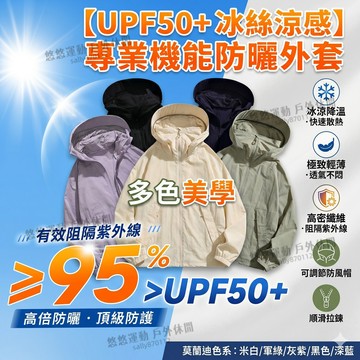 【免運🔥UPF50+防潑水防曬衣】抗UV紫外線機能防曬外套 露營/釣魚必備 戶外防曬 遮陽連帽外套 防曬外套 防曬衣