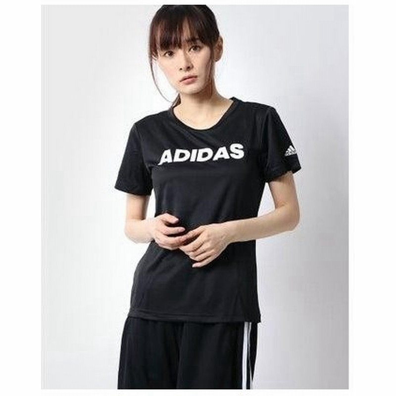 アディダス Adidas レディース 半袖機能tシャツ W Mh キャップリニア Tシャツ Fm5312 通販 Lineポイント最大0 5 Get Lineショッピング