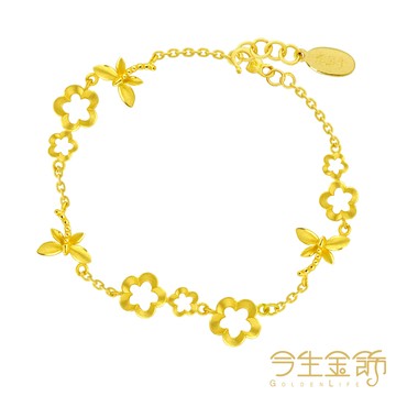 今生金飾 夢想手鍊 純黃金手鍊