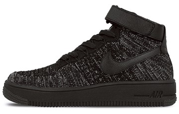WMNS AIR FORCE 1 FLYKNIT BLACK