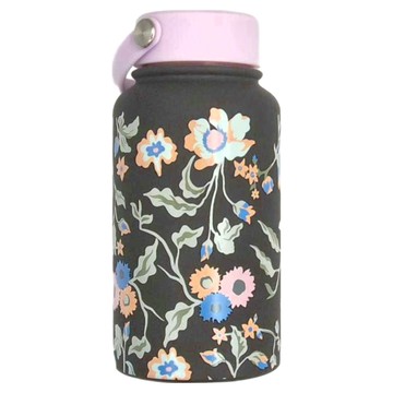 手提式水壺 650ML 日款 不鏽鋼材質  黑色  1盒