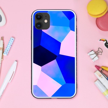 夢幻可愛圖案手機殼【強化玻璃】適用於 iPhone16