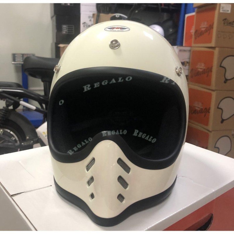 AMZ MTXフルフェイスヘルメット ビンテージヘルメットバイク小帽体ガラス繊維