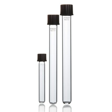 《PYREX》螺蓋試管 PTFE墊片 Tube, Culture, Resuable, Screw Cap