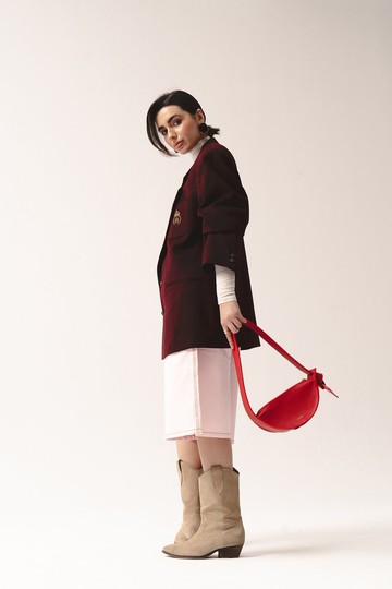 ECLIPSE S | 皮革肩背包 | 極簡皮革包 | 女仕包款