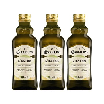 【直播限定】高士達 特級冷壓初榨橄欖油 500ml*３入
