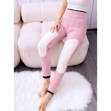 中老年羊毛棉褲女士冬季外穿加絨特厚打底保暖褲護腰高腰加肥大碼