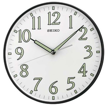 SEIKO 精工 滑動式秒針 靜音掛鐘(QXA521K)-白/29.5cm