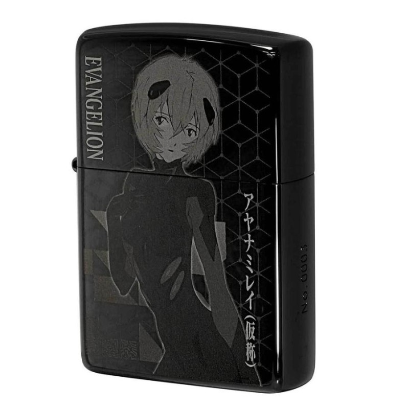 ZIPPO ジッポー エヴァンゲリオン エヴァンゲリヲン アヤナミレイ（仮称）ver2 ブラックチタンコート/送料無料