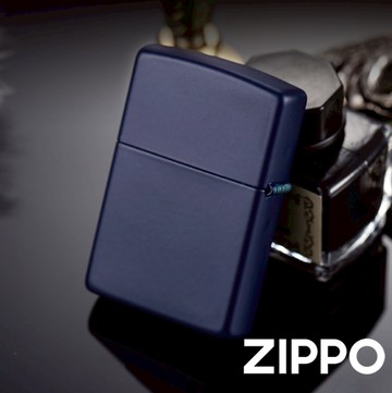 【ZIPPO】ZIPPO 239 深藍啞漆(素面)防風打火機