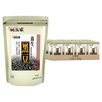 元氣家 養生黑豆  12包  200g