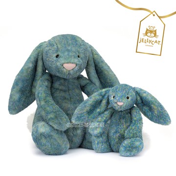 Bashful Luxe Bunny 奢華致臻安撫兔 Azure 慶典藍玫瑰