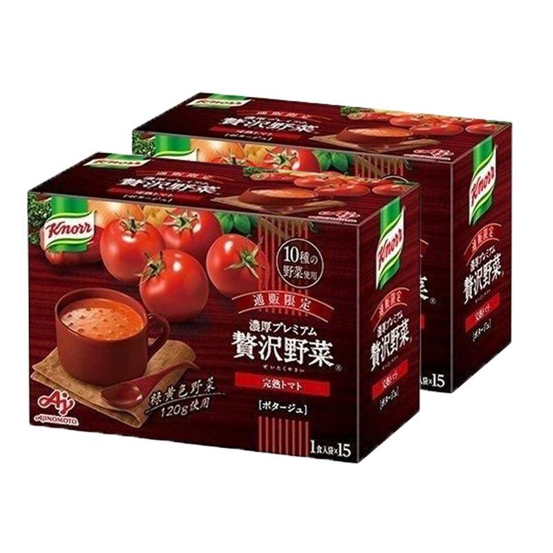 味の素 クノール 濃厚プレミアム 贅沢野菜 (完熟トマト) とろーり濃厚 スープ カップスープ トマトスープ クノールスープ (インスタント