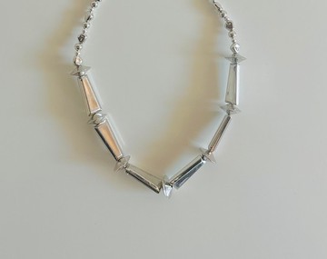 時髦人士必看 個性風銀珠項鍊