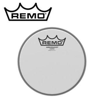 REMO Ambassador Coated 單層噴白鼓皮 13