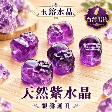 【玉鎔水晶】天然紫水晶貔貅通孔13mm 台灣現貨 紫水晶貔貅手珠配件 紫水晶貔貅 紫水晶 紫晶貔貅 紫水晶 貔貅通孔