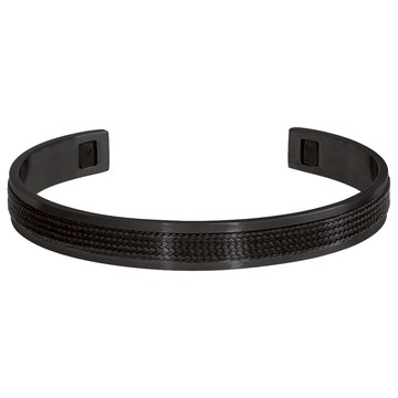 【快速出貨】法國 ROCHET  HAUBANS系列 不鏽鋼男士手環-黑 HBJ88981