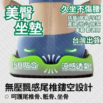 【台灣出貨+全店免運】坐墊 久坐防痛坐墊 記憶棉坐墊 痔瘡坐墊 屁股坐墊 護腰坐墊 辦公坐墊 美臀墊