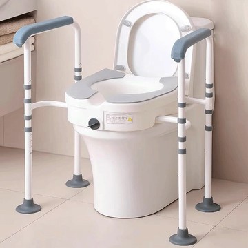 【台灣公司 可打統編】日本孕婦老人馬桶增高器加高坐墊帶扶手家用病人術后坐便輔助起身