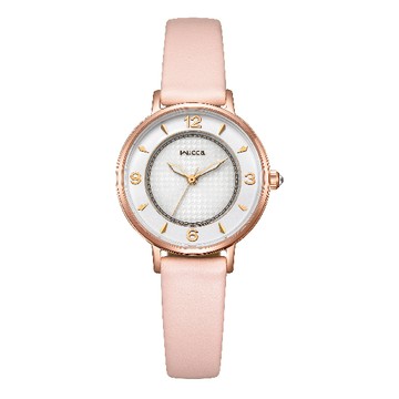 CITIZEN 星辰錶 NEW WICCA 少女系列 KP3-465-16 聖誕節推薦款 太陽能千鳥格紋時尚腕錶