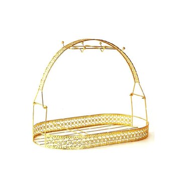 咖啡具收納架鐵架子水杯掛架茶具整套6套杯碟壺掛架掛鉤創意杯架