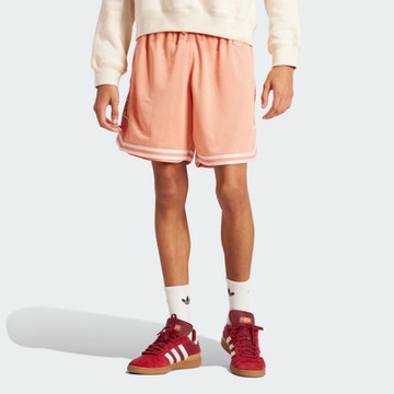 adidas 愛迪達 短褲 男款 運動褲 球褲 三葉草 亞規 VRCT TANK SHORT 粉橘 IS2918