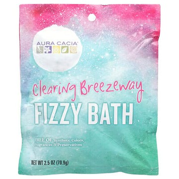 Aura Cacia, Fizzy bath，Clearing Breezeway，2.5 盎司（70.9 克）