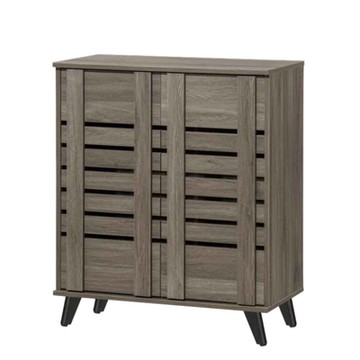 AS DESIGN 雅司家具-一葉灰橡色2.7尺鞋櫃-80*40*95.5cm