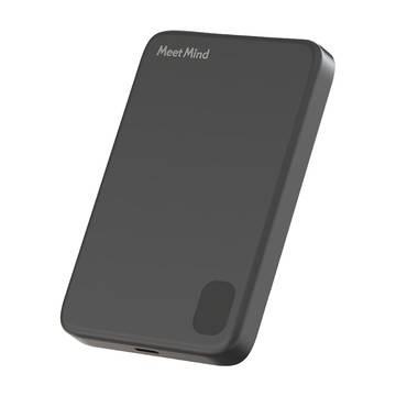 Meet Mind 薄形3合1磁吸行動電源  黑色  LT002