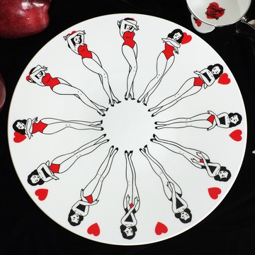 情迷系列 骨瓷 多用裝飾餐盤