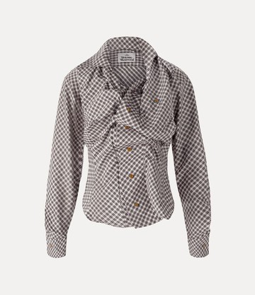 Vivienne Westwood Drunken Shirt Cotton Off White 38 Women