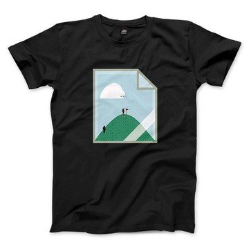 網頁錯誤 - 黑 - 中性版T恤