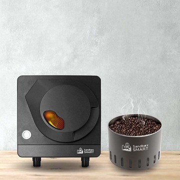 智能烘豆機R1+咖啡冷卻盤C1+TIMEMORE 泰摩黑鏡手沖LED觸控計時電子秤組合- 共2色 智能烘豆機R1/紅色