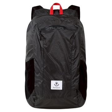 4Monster 超輕量便攜式可折疊登山後背包 24L  黑色  雙肩背包(30 x 45 x 16 cm)  袋(8 x 14 x 6 cm)