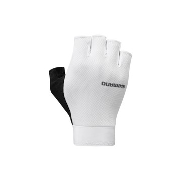SHIMANO EXPLORER 半指 GEL 手套 白色