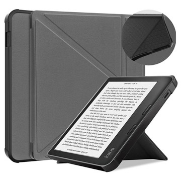 TRANSFORMERS Tpu 變形金剛保護套適用於 KOBO libra 2 7 英寸多折疊磁性折疊支架智能保護套適