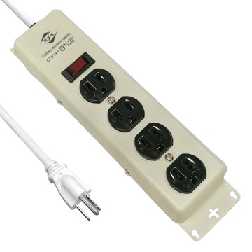威電牌過載斷電鐵殼延長線/CT3141-6/3孔4座1切/6尺