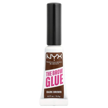 NYX Professional Makeup, 眉膠，即時眉部定型膠，04 深棕色，0.17 盎司（5 克）