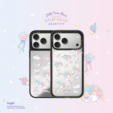 雙星仙子x CASETiFY 聯名系列   雙星仙子空中漫遊 iPhone 17/Air/ Pro/Pro Max/16/16 plus手機保護殼