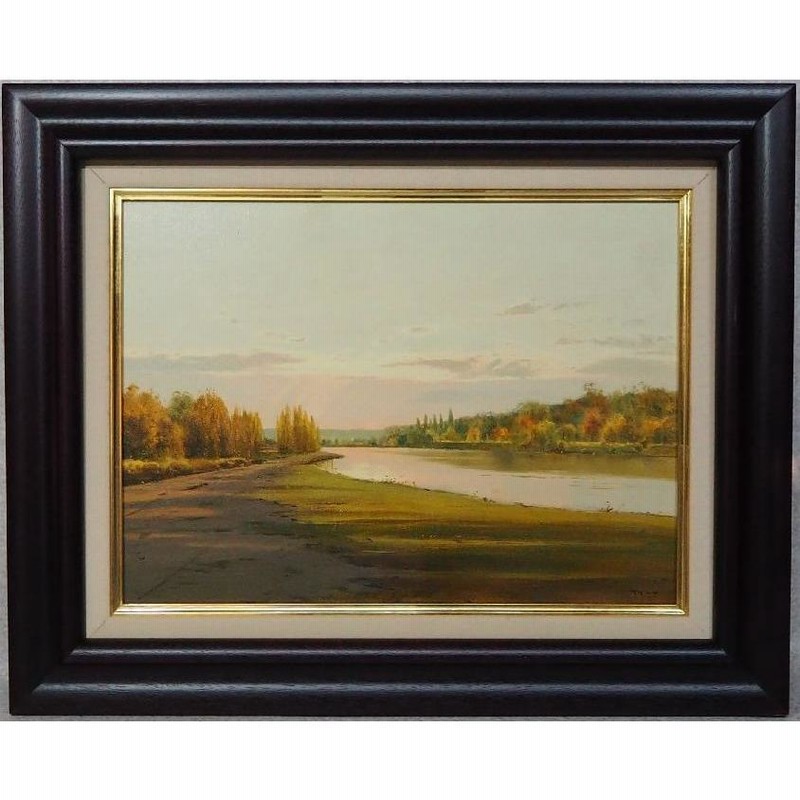 水彩画 フランス 掻き立てる リクヴィール 路地裏 額付き